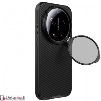 Nillkin Camshied Prop Magsafe dėklas su kameros apsauga - juodas (Xiaomi 17 Ultra)